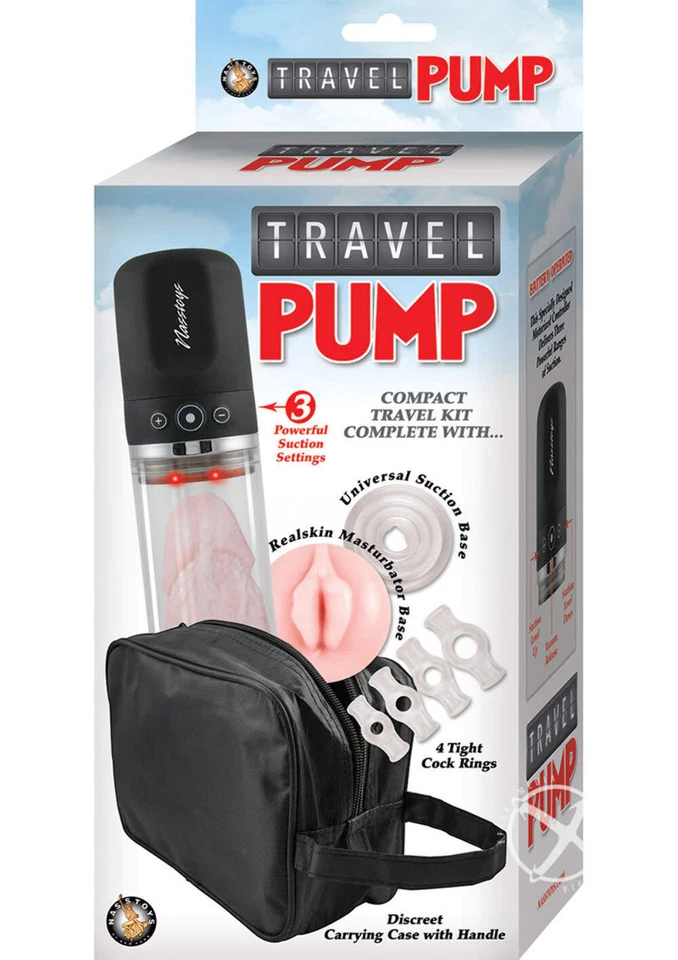 Kit de bomba de pene compacta Travel Pump Foto 2 de 2