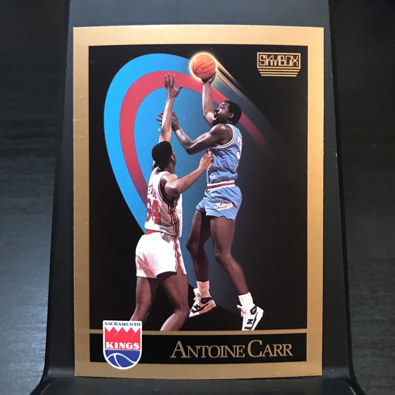 1990 SkyBox Antoine Carr Sacramento Kings #244