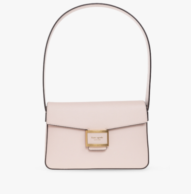 KATE SPADE Katy Medium Leather Shoulder Bag in Mochi Pink MSRP$398