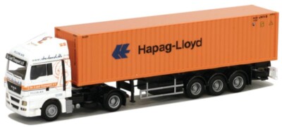 AWM 74255 - 1:87 H0 - MAN TGX XLX / Aerop. - 40'Cont.-SZ ''Lund/Hapag Lloyd''