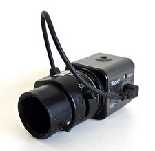 Watec WAT-231S 2 Color Industrial Camera incl. 2.9-8.2mm Lens 1/3" 1:1.0