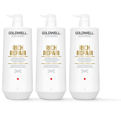 Goldwell Dualsenses Rich Repair Restoring Shampoo 3x 1000 ml