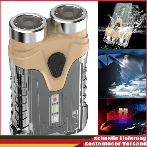 Survival Keychain Torch LED Super Bright Torch 7 Gears for Night