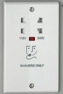 Deta S1305, Dual Voltage Rasierer Steckdose 115/230V / Brandneu