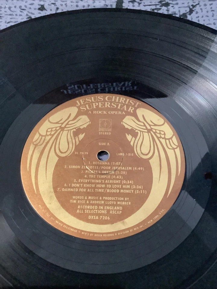 Jesus Christ Superstar Album DXSA 7206 Foto 4 de 4