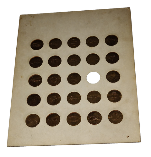 Franklin Mint Antique Car Coin Collection Series 1 1901-1925 Missing 1 Coin Vtg - Picture 2 of 7