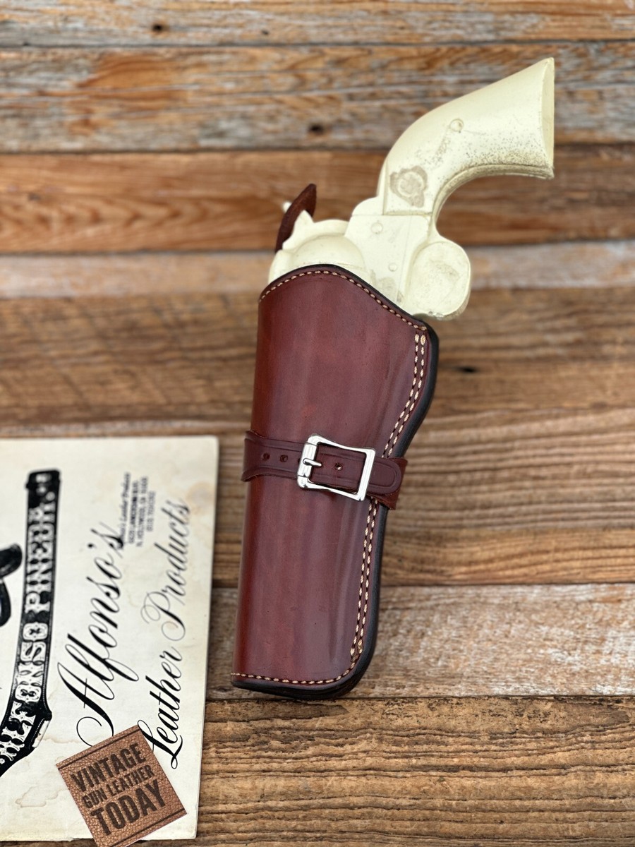 小物 Alfonso OF HOLLYWOOD LEATHER Co. USA Vintage Alfonso Of Hollywood Fast Draw Blk Leather Holster