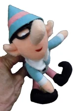 Vtg EUC Stuffins Rudolph Island of Misfit Toys Tall Elf Plush Doll 8” 1999 CVS