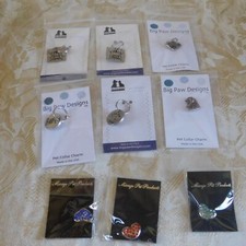 Pet Collar Charms, Some BIG PAW, 19 pcs, One 1 Money, Brand New