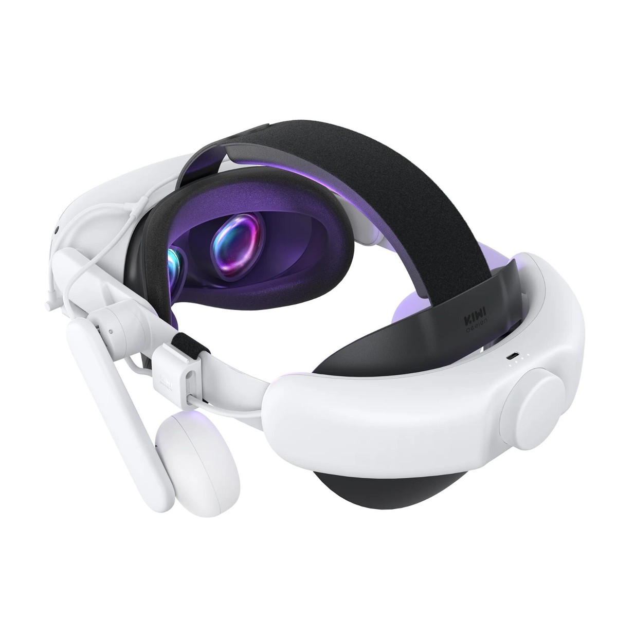 KIWI Design Headphone Head Strap for Quest 2 Comfort On-Ear Audio