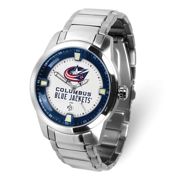 NHL Columbus Blue Jackets Mens Titan Watch Style XWM3646