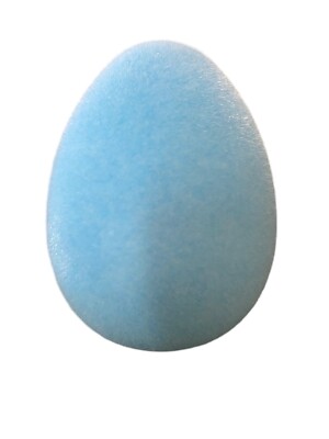 Hobby Lobby Flocked Easter Egg 8  Blue Easter Spring Decor
