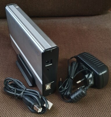 SITECOM MD-205 3.5'' Hard Drive Case + 80GB HD | Neuwertig