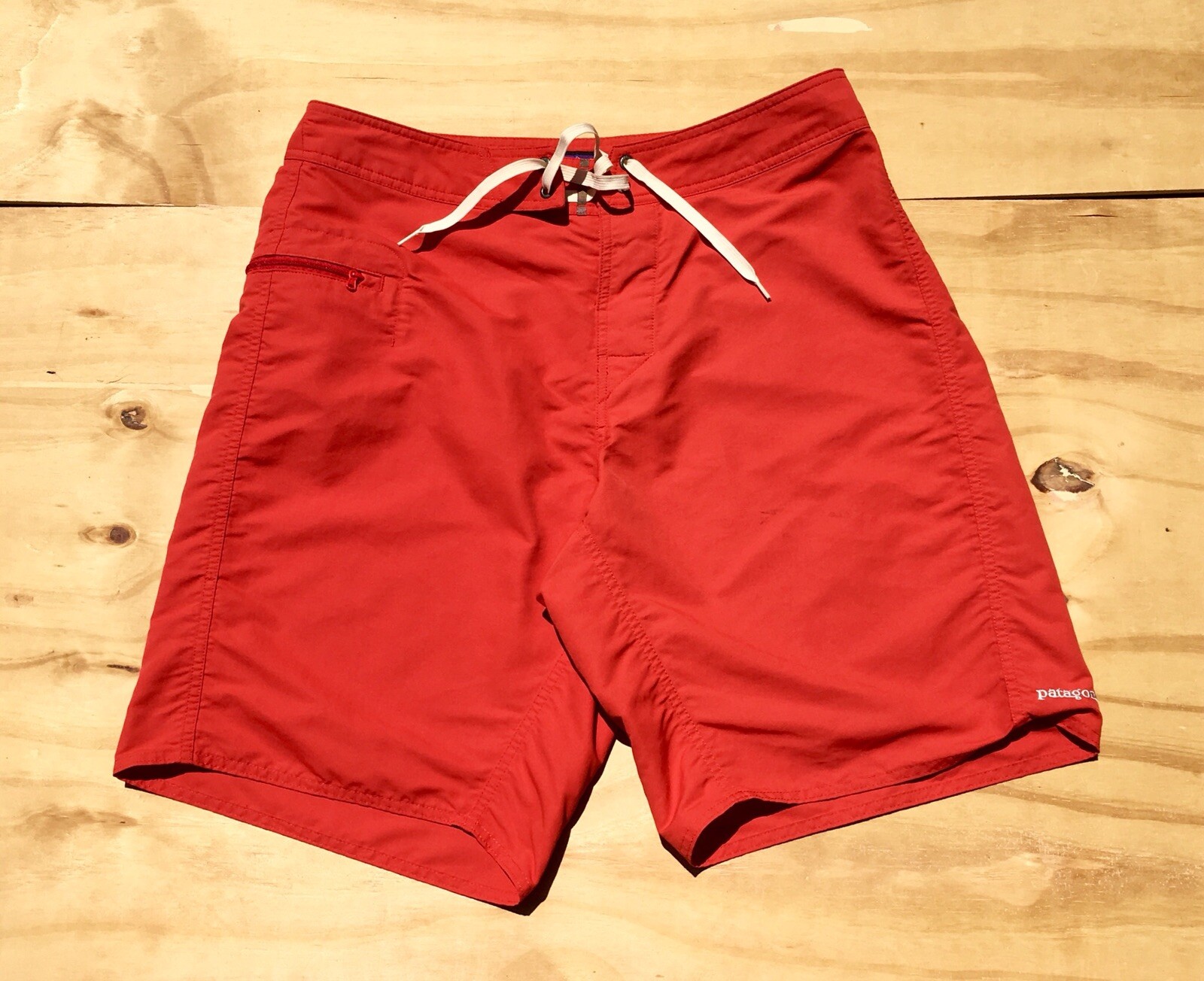 Patagonia Board Shorts (Beach Casual Outdoors Stylish Swimming) Men's Red Sz. 33