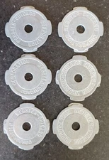 Vintage Webster Corporation Chicago 45 rpm Record Adapters 6 Pieces