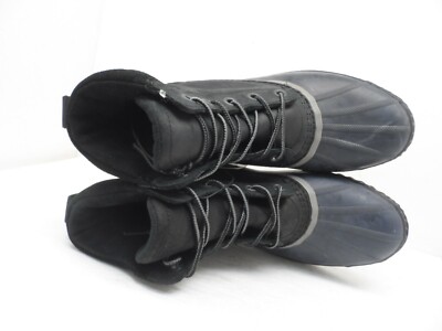 Sorel MENS CHEYANNE II LACE DUCK BOOT Black/Black Size 9M | eBay display picture 1