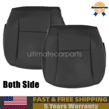 Driver & Passenger Bottom leather seat cover For 2011 2012 Lexus LS460 LS600h L
