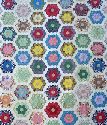 Heritage Stamp Flowers WJ1301061CL Quilt
