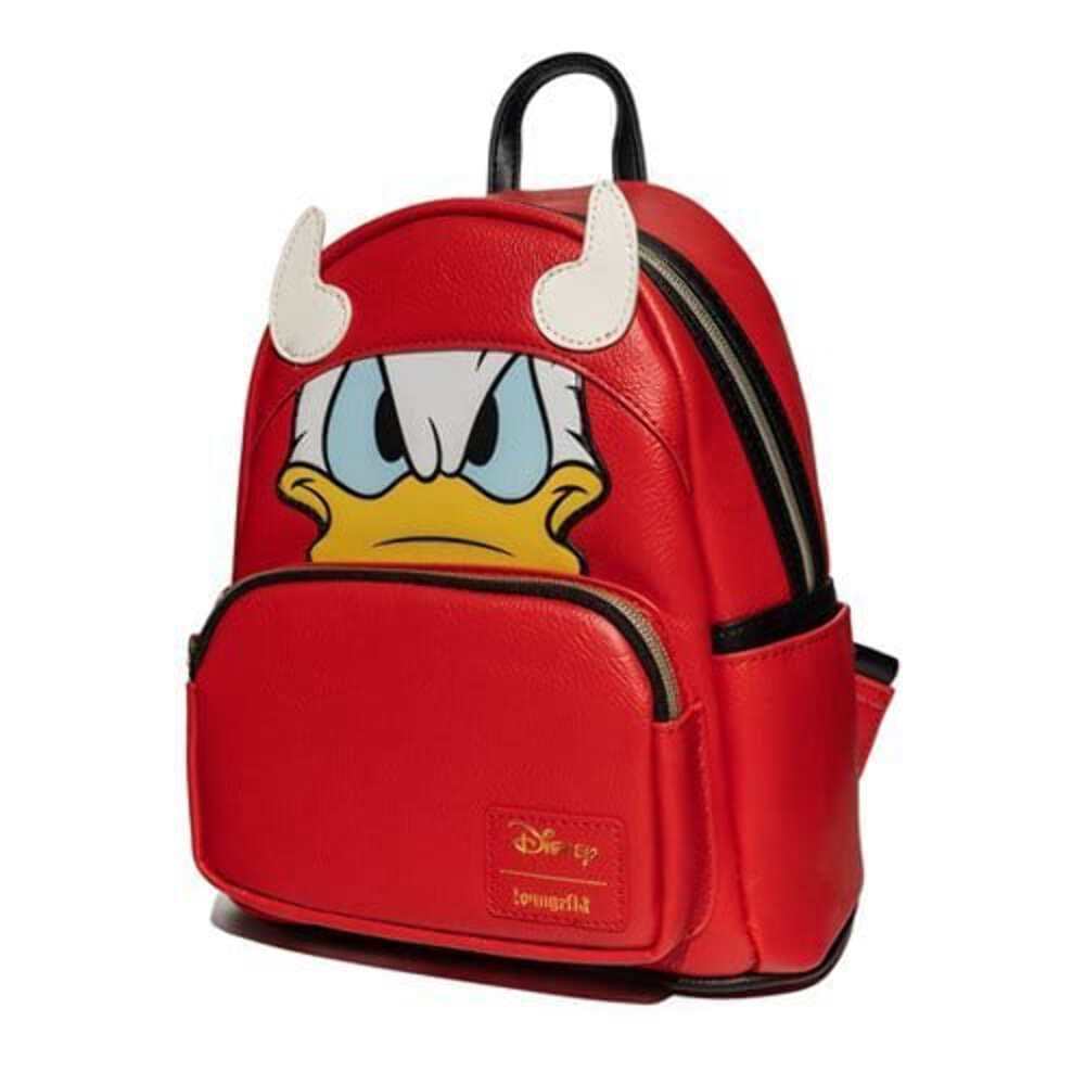 ? Loungefly exclusive Disney Donald Duck Devil Donald Cosplay Mini-Backpack Amazon.com | Donald Duck Devil Donald Cosplay MiniBackpack  main image 3