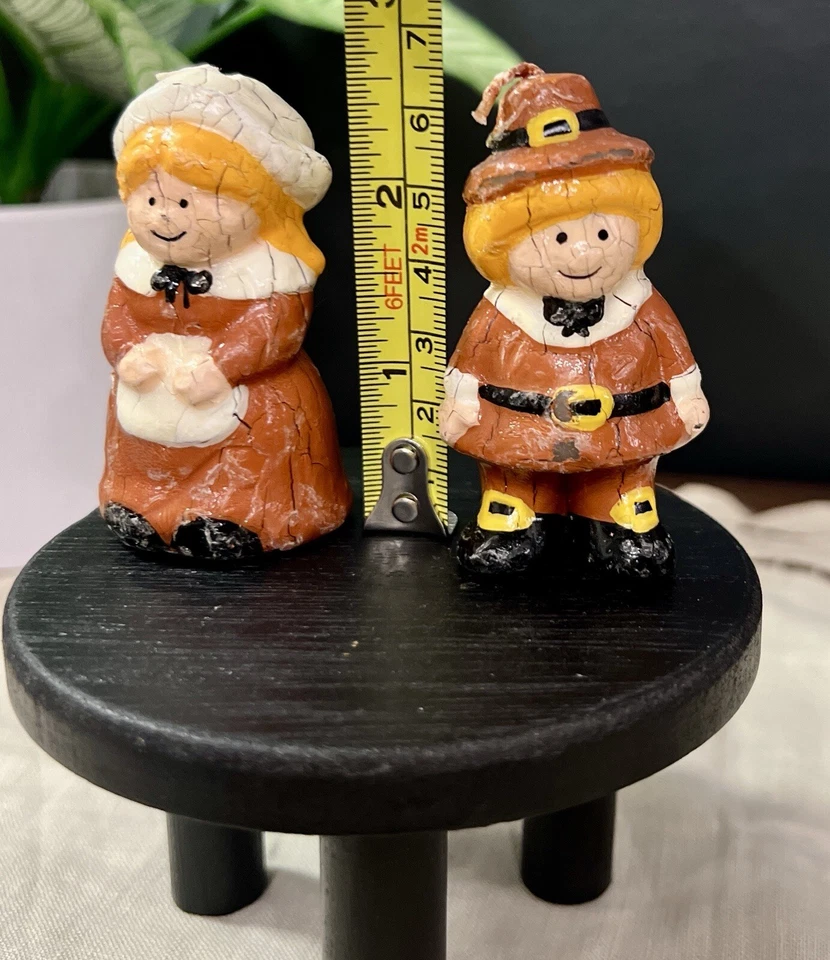 Velas Peregrino Niño y Niña Pequeño Papel de Acción de Gracias Freelance ENVÍO GRATUITO Foto 3 de 4