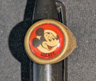 Vtg 1960s Mickey Mouse Disney Gumball Machine Adjustable Brass Ring Disneyland