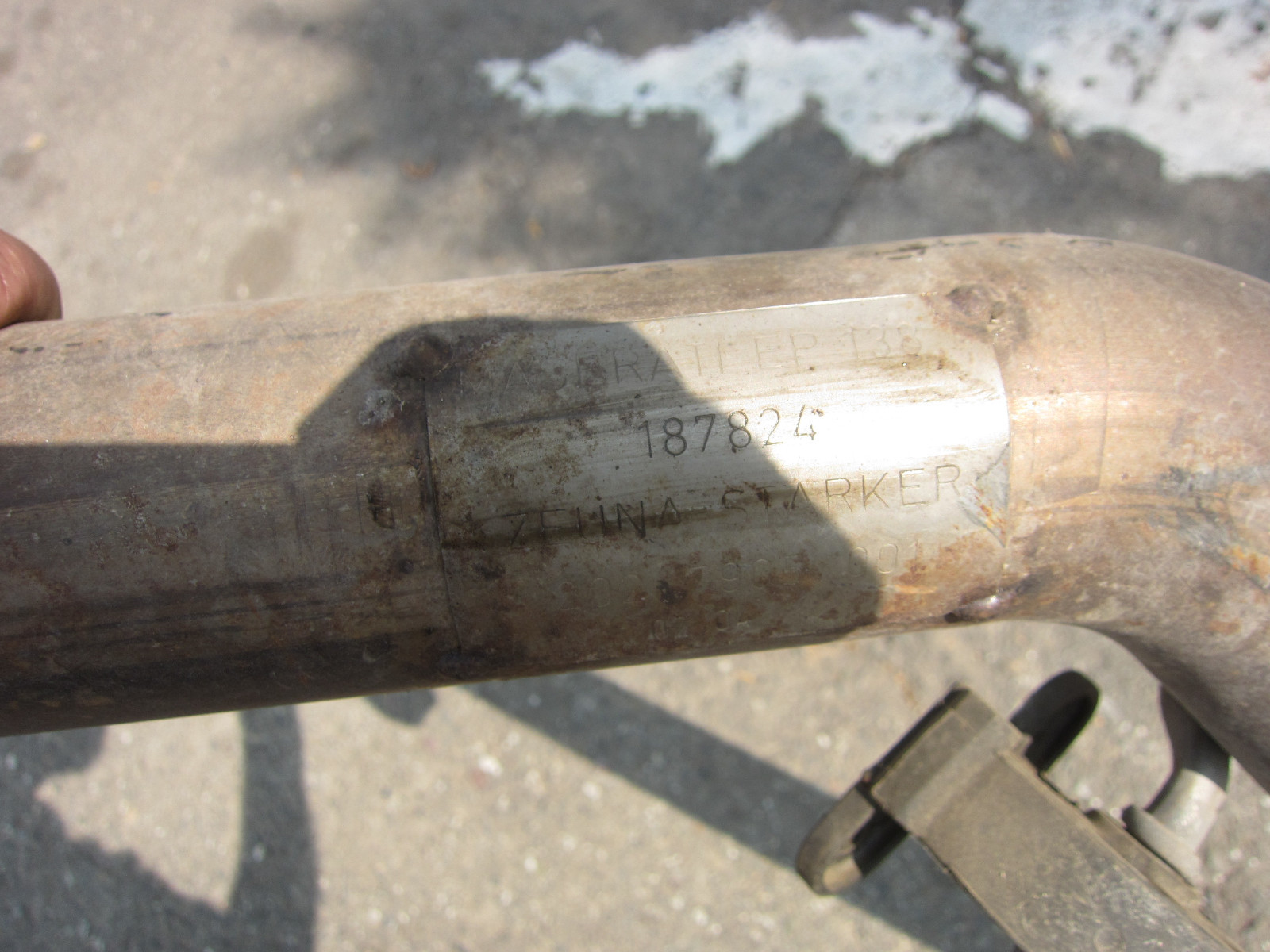 Maserati 4200 - LH Exhaust Extension Pipe (Used) - P/N # 187824