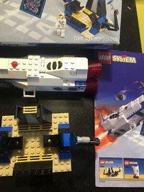 6454 Lego Complete Space System Countdown Corner WORKS instructions & 6463 Rover