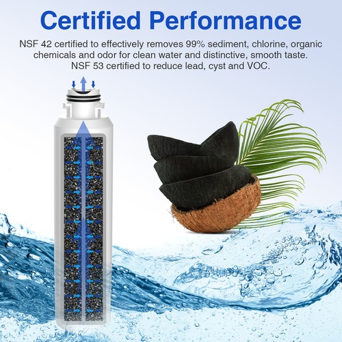 Redypure 6 Pack Fridge Water Filter fit for Refresh R-9101 PL-200 RWF0700A WF294 - Picture 10 of 15