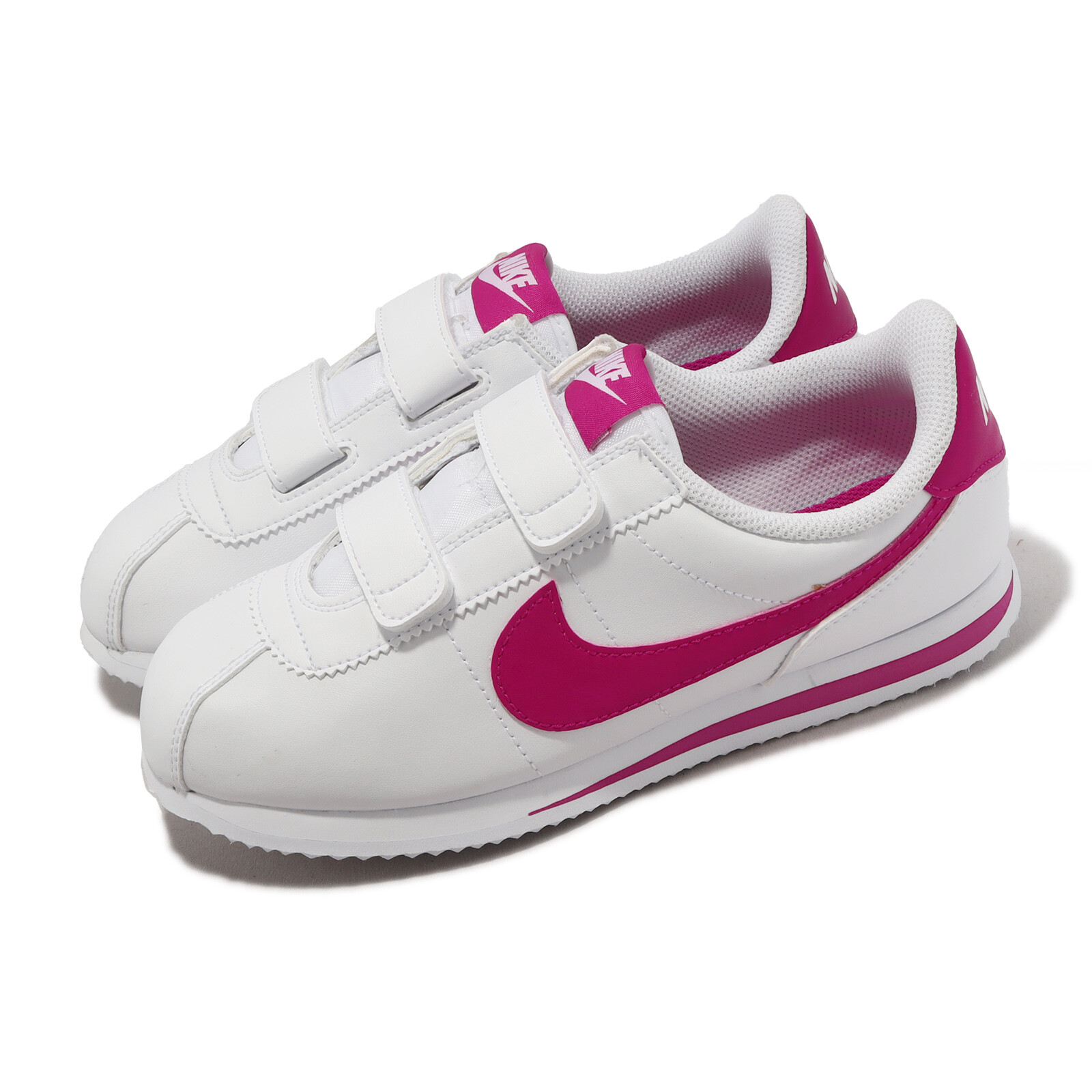 Классическая повседневная обувь для детей дошкольного возраста Nike Cortez Basic SL PSV White Pink 904767-109