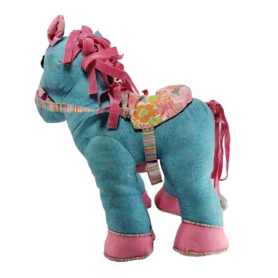 PONY 2005 Jaaks Just Play DOODLE PONY Plush Stuffed Toy HORSE Pink