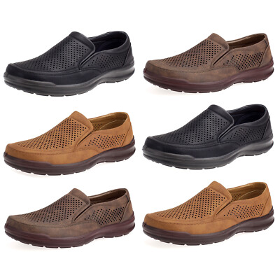 Herren Slipper Mokassins Halbschuhe Comfort Schuhe Freizeit Schlupfschuhe 63775