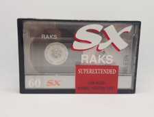 RAKS SX 60 Normal Position Cassette Tape - Sealed