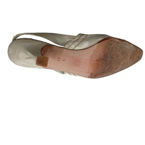 Vintage Black Label Donna Karan Italian Collection Slip On Mules - Picture 7 of 11