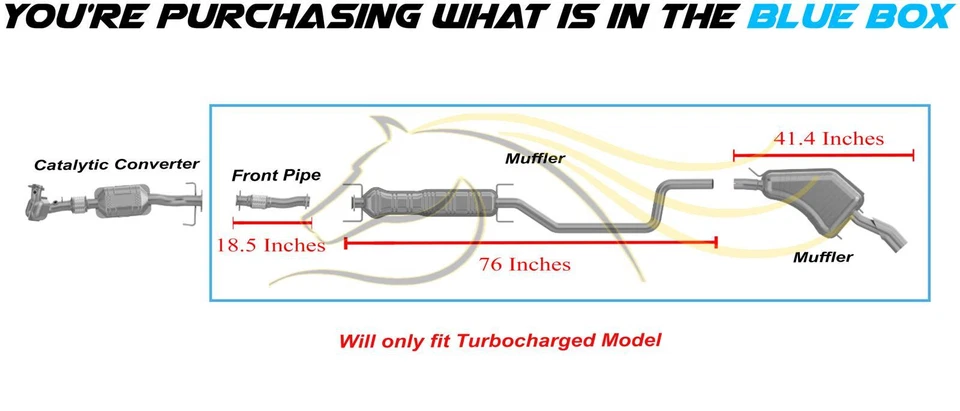 Stainless Steel Front Flex Pipe Muffler Exhaust Kit fits: 99-2003 Saab 9-5 2.3L - Image 3 of 4