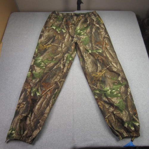 RedHead Pants Mens XL Camo Gore-Tex Hunting Button Zip Leg Real Tree Hardwood
