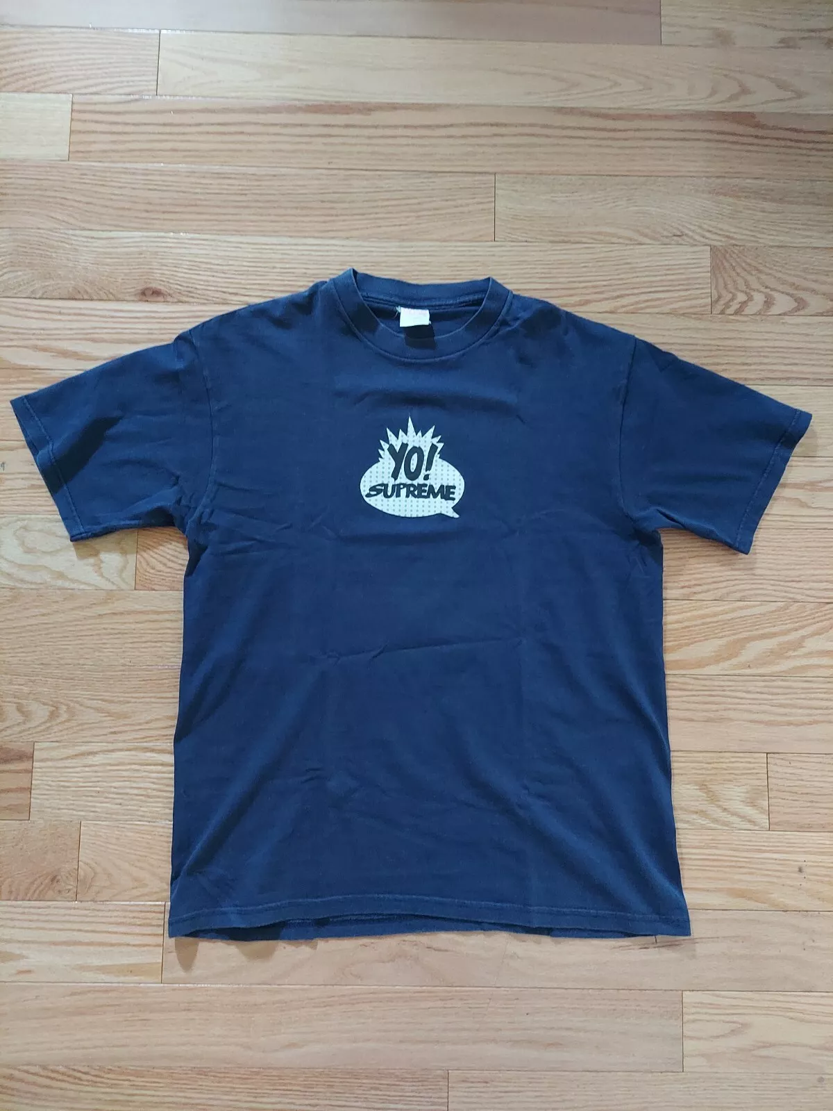 RARE Vintage Supreme YO ! MTV RAPS T shirt GRANDE BOÎTE 1999 logo années 90 hip hop rap