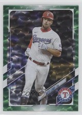 2021 Topps Update Green Foil 394/499 Nate Lowe #US136 0b3