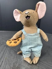 If You Give A Mouse Cookie Removable Blue Overalls Plush 12”Kohl's Cares
