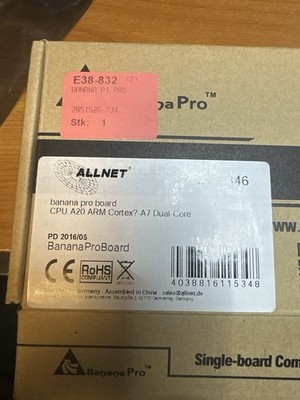 Banana Pi Pro A20 Dual Core OVP ungeöffnet Single Board Computer