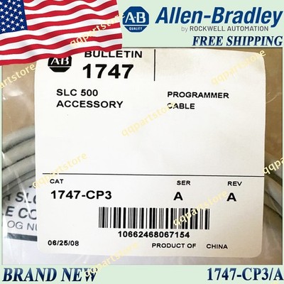 Original Sealed AB 1747-CP3/A SLC 5/03 Programmer RS-232 Cable 1747CP3 Free Ship