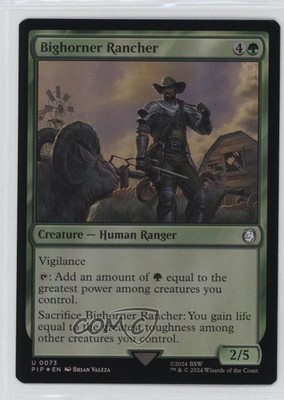Bighorner Rancher Foil Magic: Universes Beyond: Fallout PIP #0073