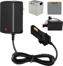 12V Battery Charger for Power Wheels Gray Orange Top Fisher Price 12 Volt