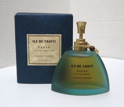 ILE DE TAHITI Tatua Coconut Vanille Eau de Toilette 1.7 fl oz (50ml) NEW HTF