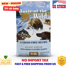Taste of the Wild Dry Dog Food - Pacific Stream with Smoke Flavored Salmon 28 lb