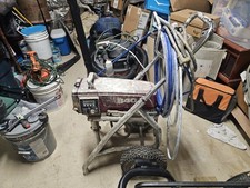 Titan 840 Airless Paint Sprayer Cart with Hose Maroon Silver