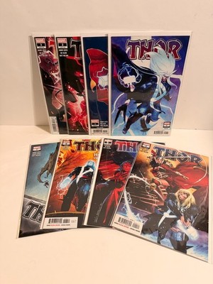 Thor 1 2 3 4 5 6 7 + 3rd Print 1st App of Black Winter 1st Prints 8 Books NM
