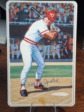 1985 Gartlan Ceramic Pete Rose Baseball Card 1601/4192 Career Base Hit Record