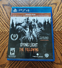 Dying Light: The Following Enhanced Edition PS4 Case & Manual Multiplayer NTSC