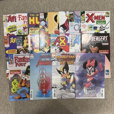 Disney 100 What If Marvel Comics Variant Lot (20) Amazing Spider-man Complete NM
