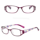 Fashion Reading Glasses Anti Blue Light Women Reader Flowers Presbyopic Eyeglass